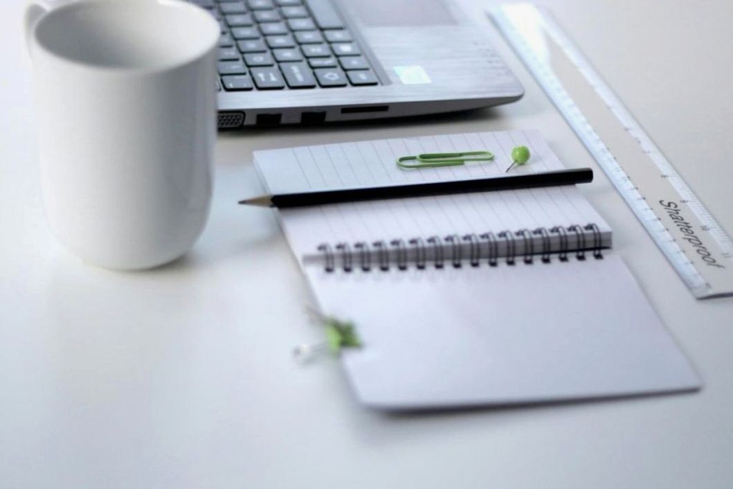 Eco office paper stack